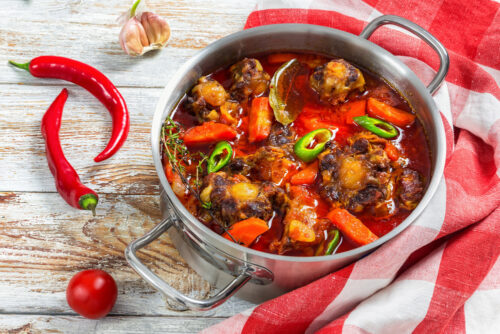 Oxtail stew saint-Martin