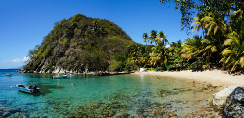 Plage du Pain de Sucre, Les Saintes, Guadeloupe, France