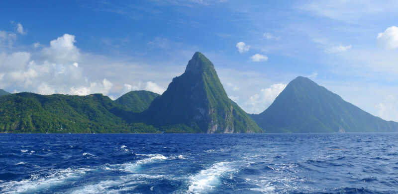Les Pitons, Sainte-Lucie